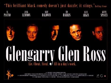 Glengarry Glen Ross: Une comédie noire implacable sur la quête effrénée du succès dans le monde impitoyable des ventes !